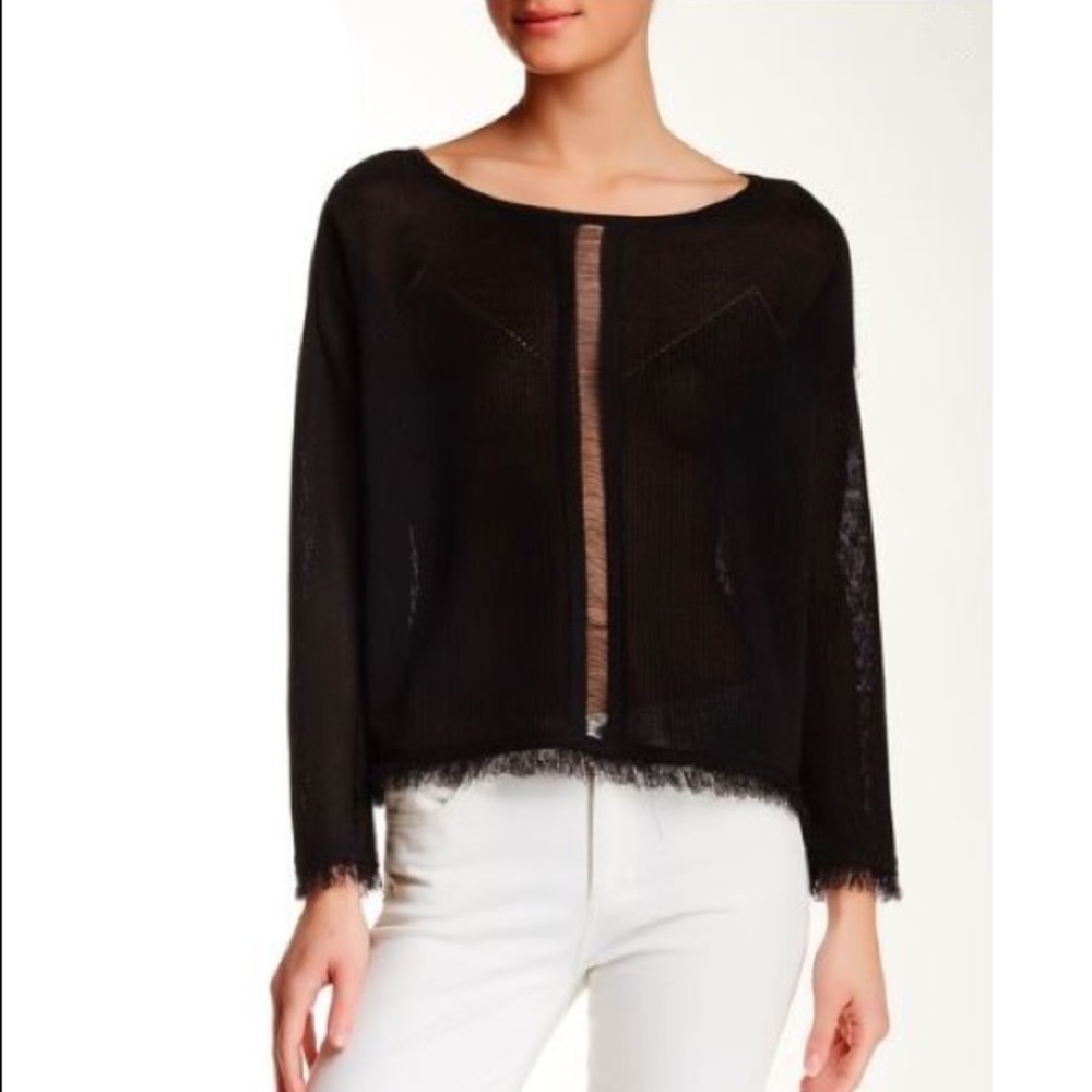 Endless Rose Black Knit Sweater